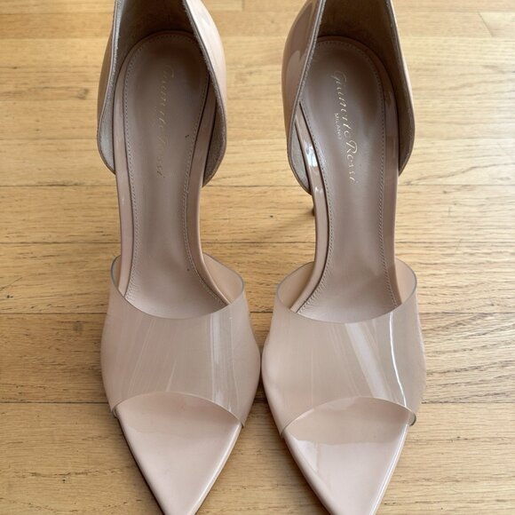 Gianvito Rossi Nude Bree Heels - Picture 1 of 6
